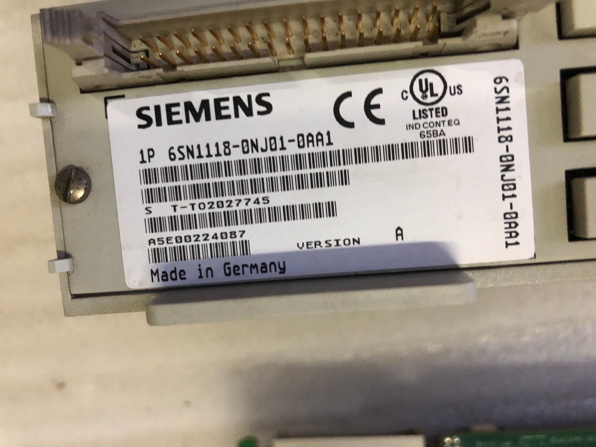 A5E00224087 Siemens axis card 6SN1118-0NJ01-0AA1