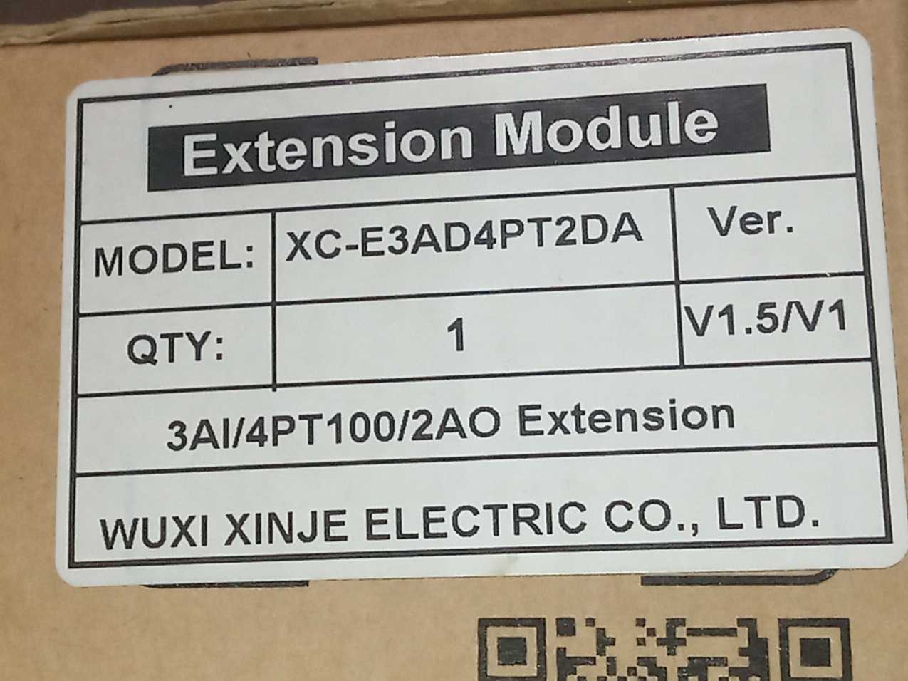 PLC Extension Module XC-E3AD4PT2DA