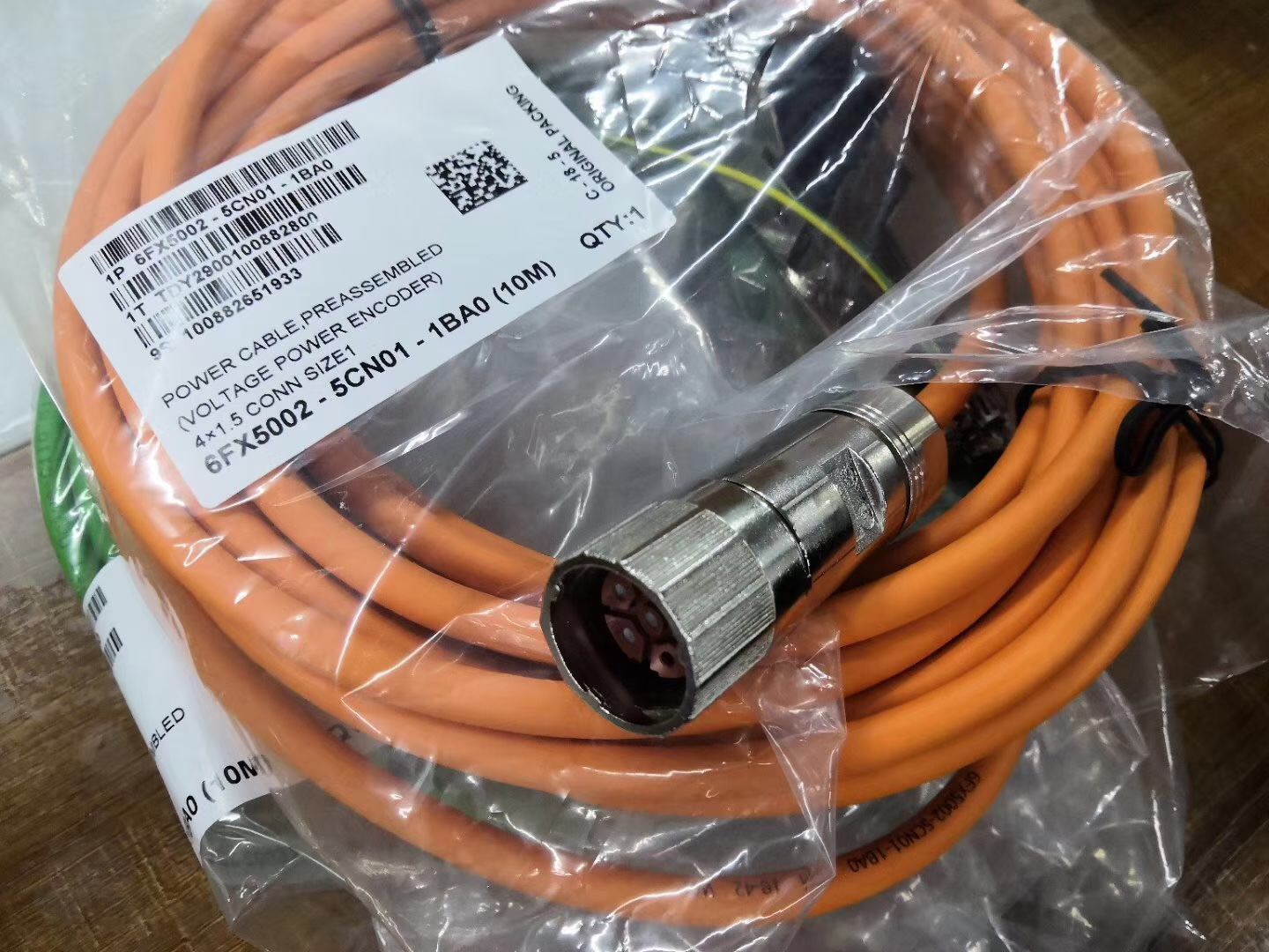 SIEMENS POWER CABLE 6FX5002-5CN01-1BA0