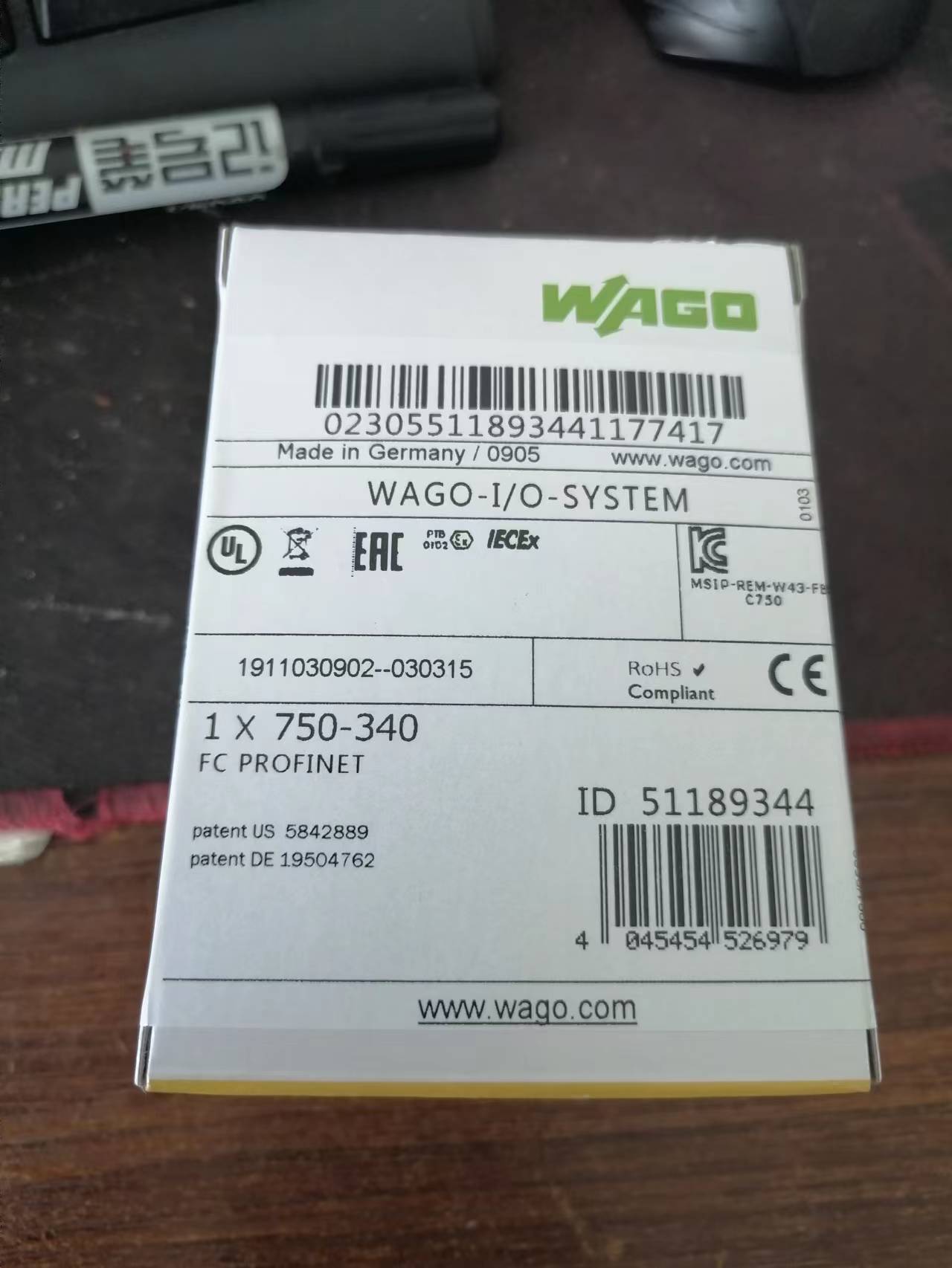 WAGO IO SYSTEM MODULE 750-340