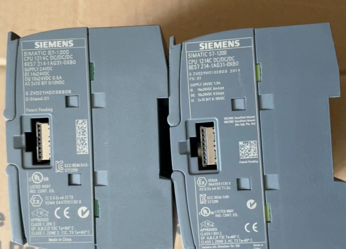 SIEMENS 6ES7 214-1AG31-0XB0,6ES7 214-1AE30-0XB0,1HE30,1AG40,CPU1214C DC