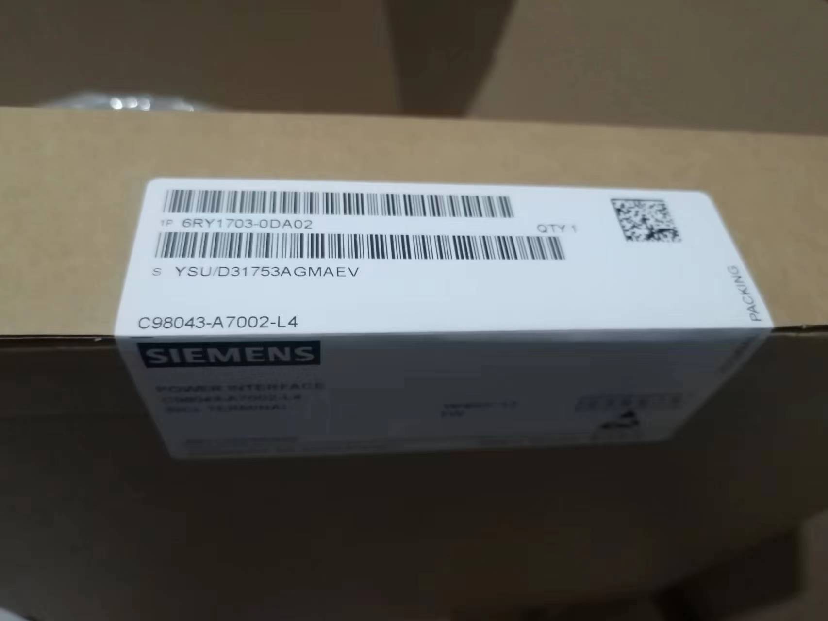 SIEMENS 6RY1703-0DA02 C98043-A7002-L4