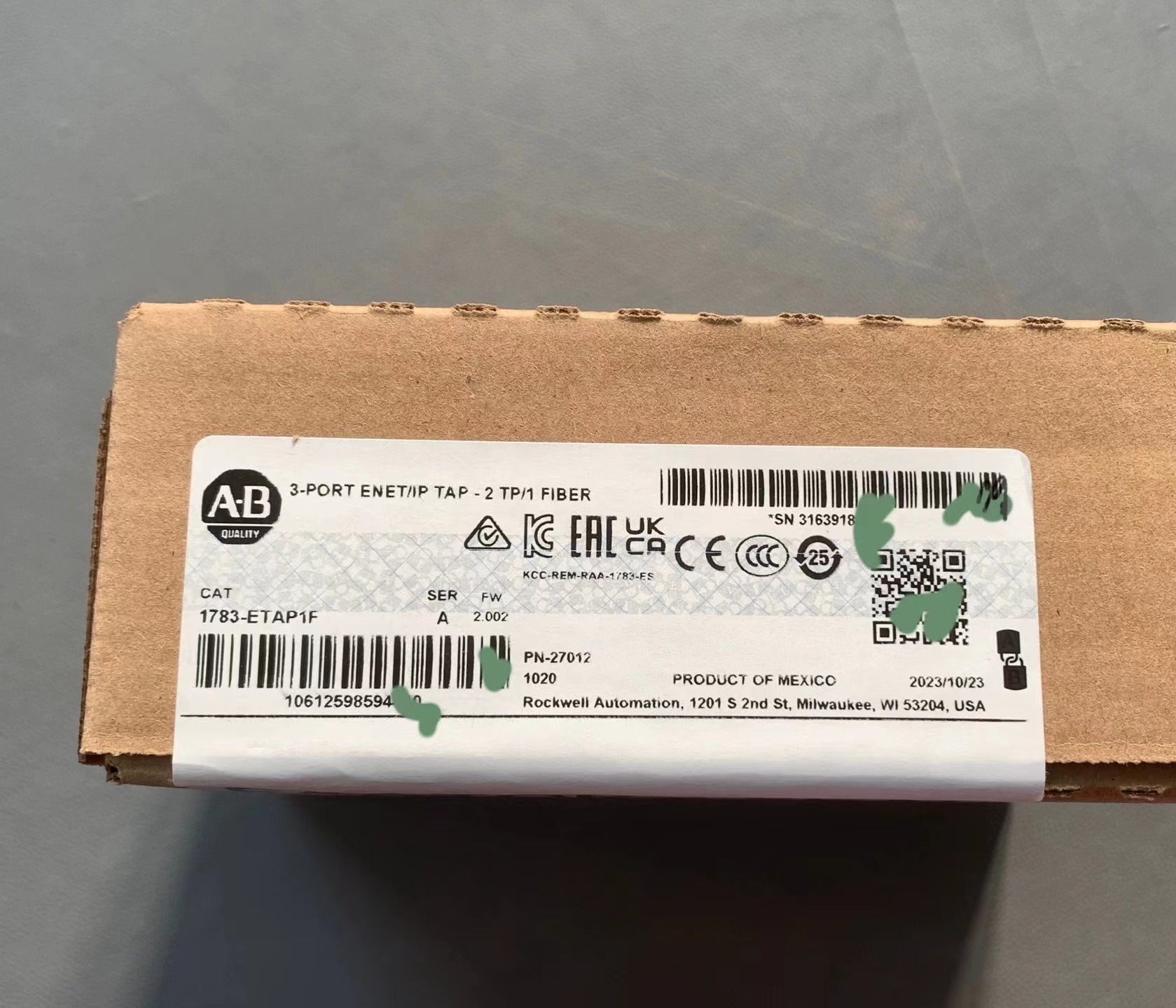 ALLEN-BRADLEY CAT 1783-ETAP1F 1783-ETAP2F