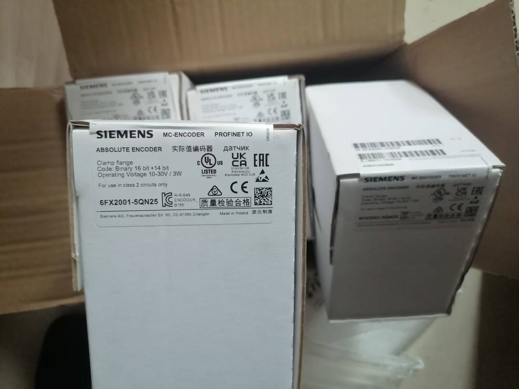 SIEMENS ABSOLUTE ENCODER 6FX2001-5QN25