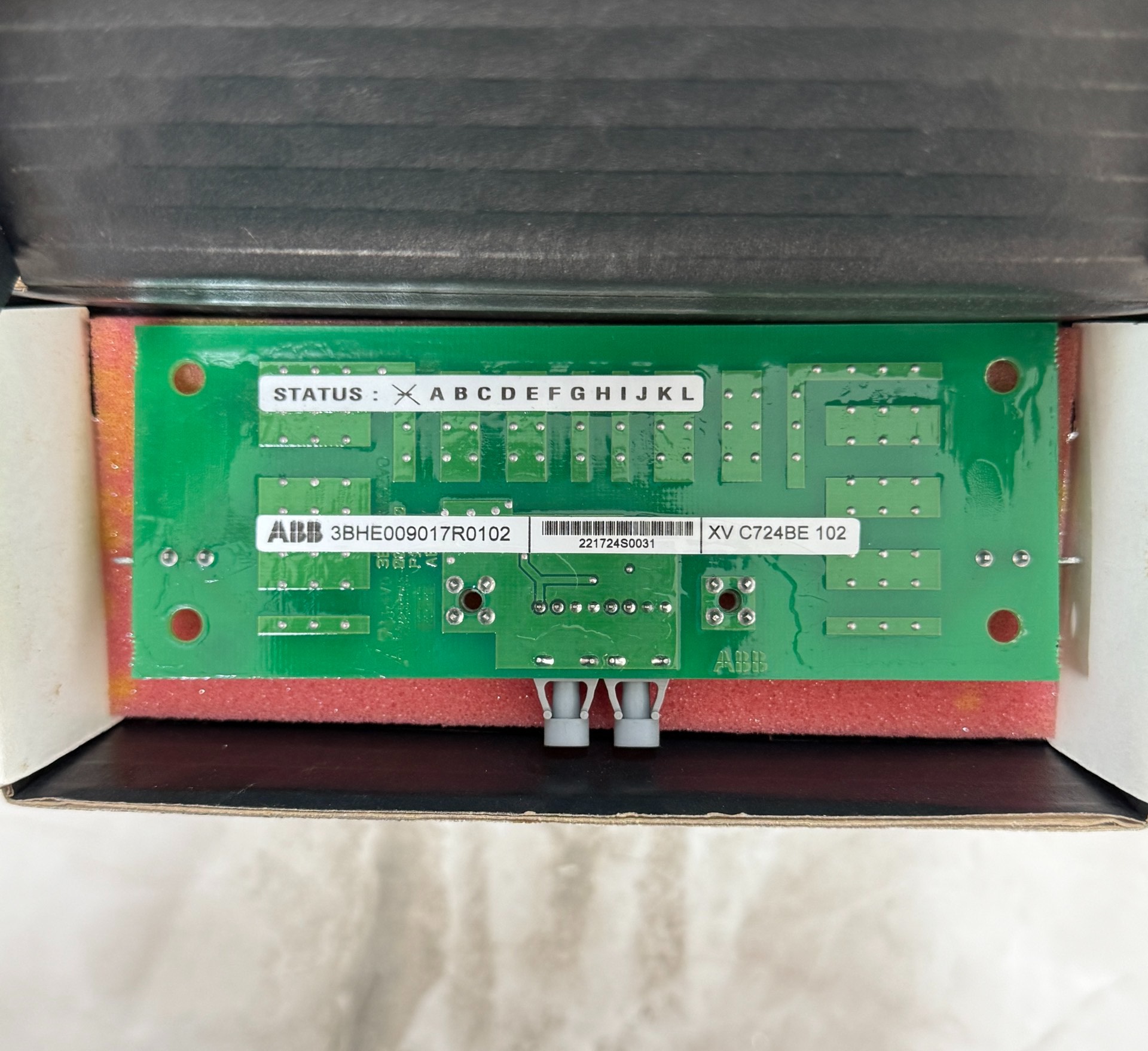 ABB CONTROL BOARD XV C724BE 102 3BHE009017R0102