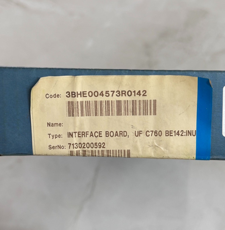 ABB CONTROL BOARD UF C760 BE142 3BHE004573R0142