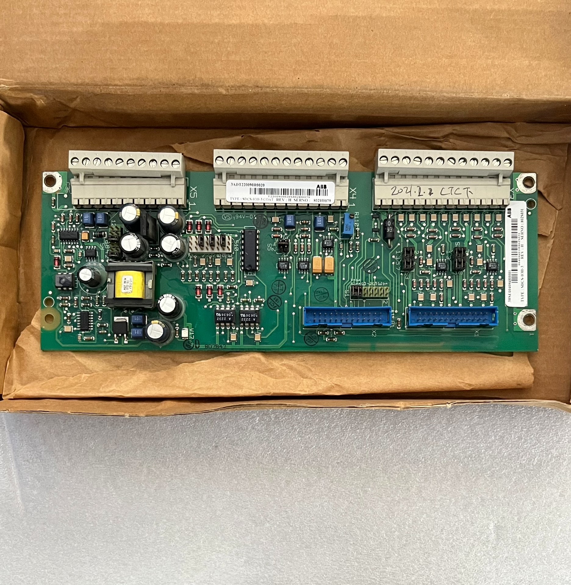 ABB control board SDCS-IOB-3 3BSE004086R0001
