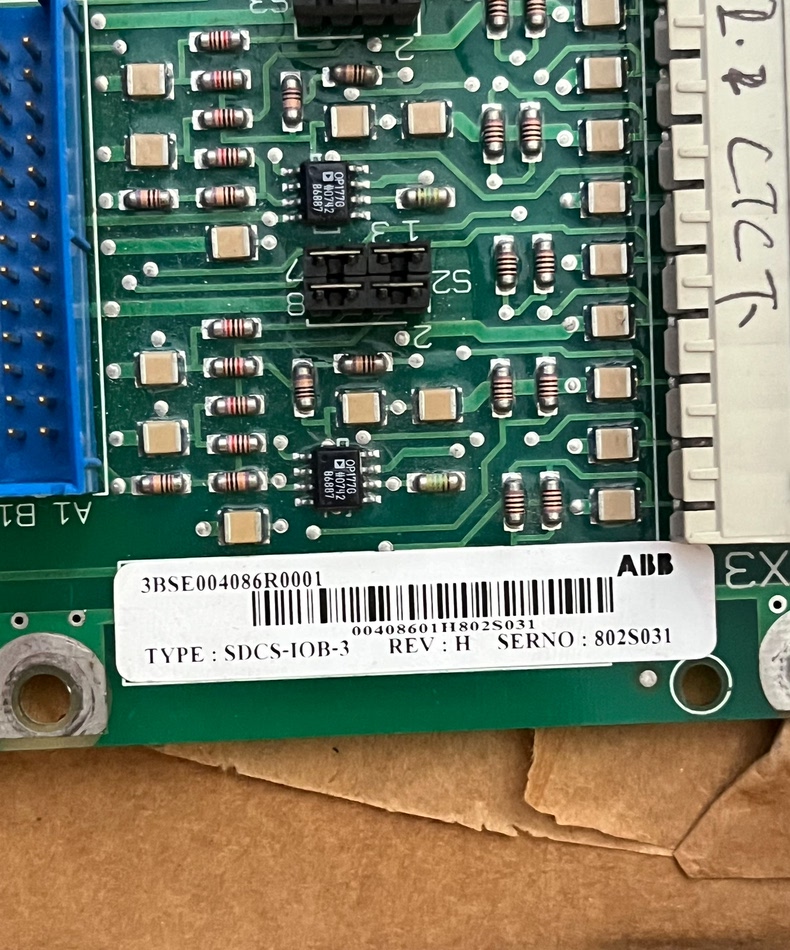 ABB control board SDCS-IOB-3 3BSE004086R0001