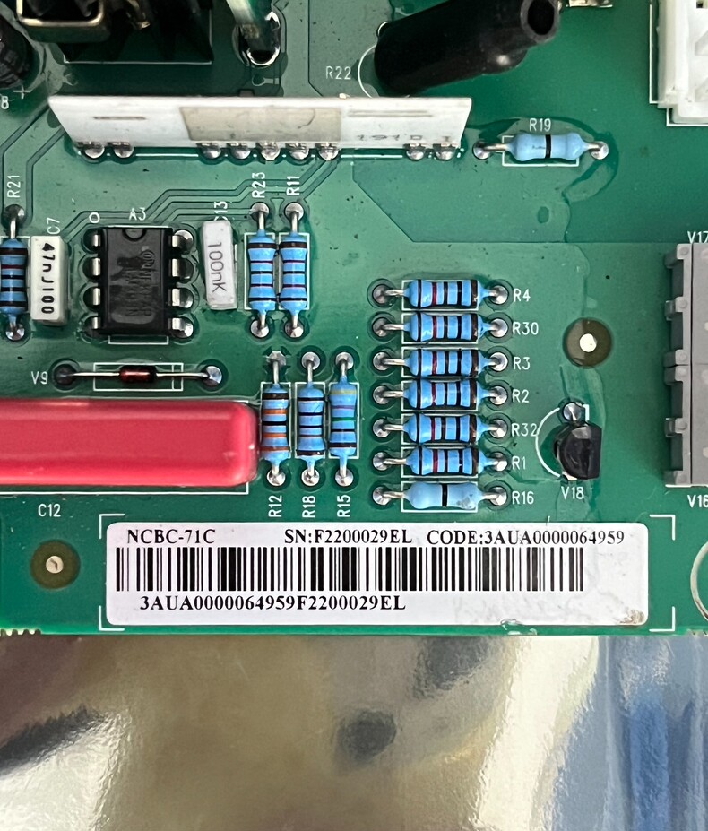 ABB POWER SUPPLY BOARD NCBC-71C 3AUA0000064959