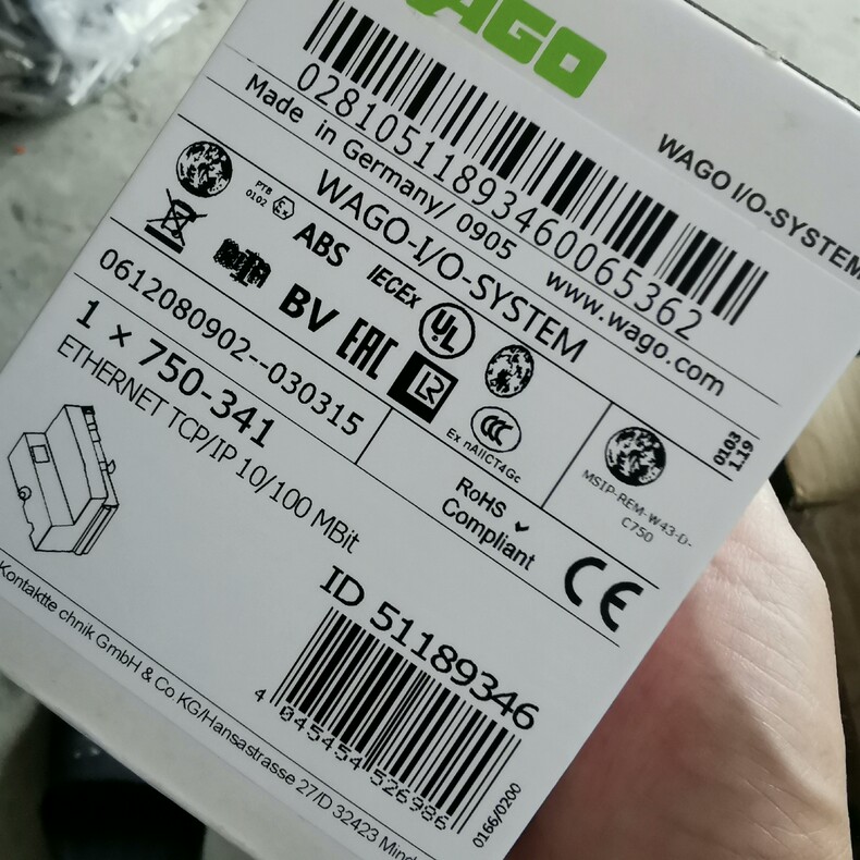 wago module 750-461 750-455 750-341 750-466