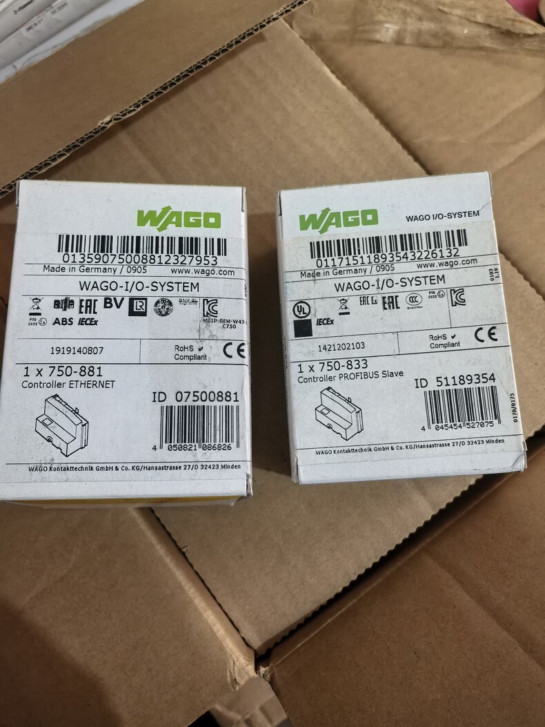 WAGO MODULE 750-881 750-833