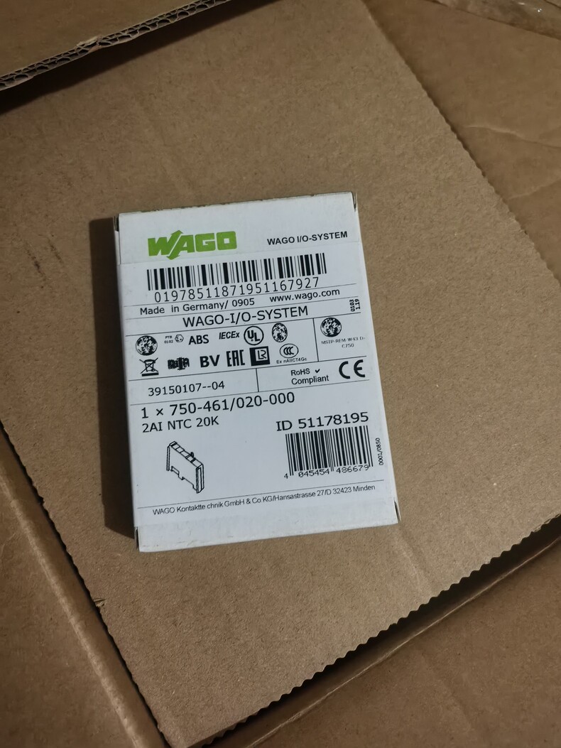 WAGO MODULE 750-461/020-000