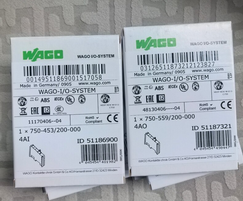 wago module 750-453/200-000 750-559/200-000