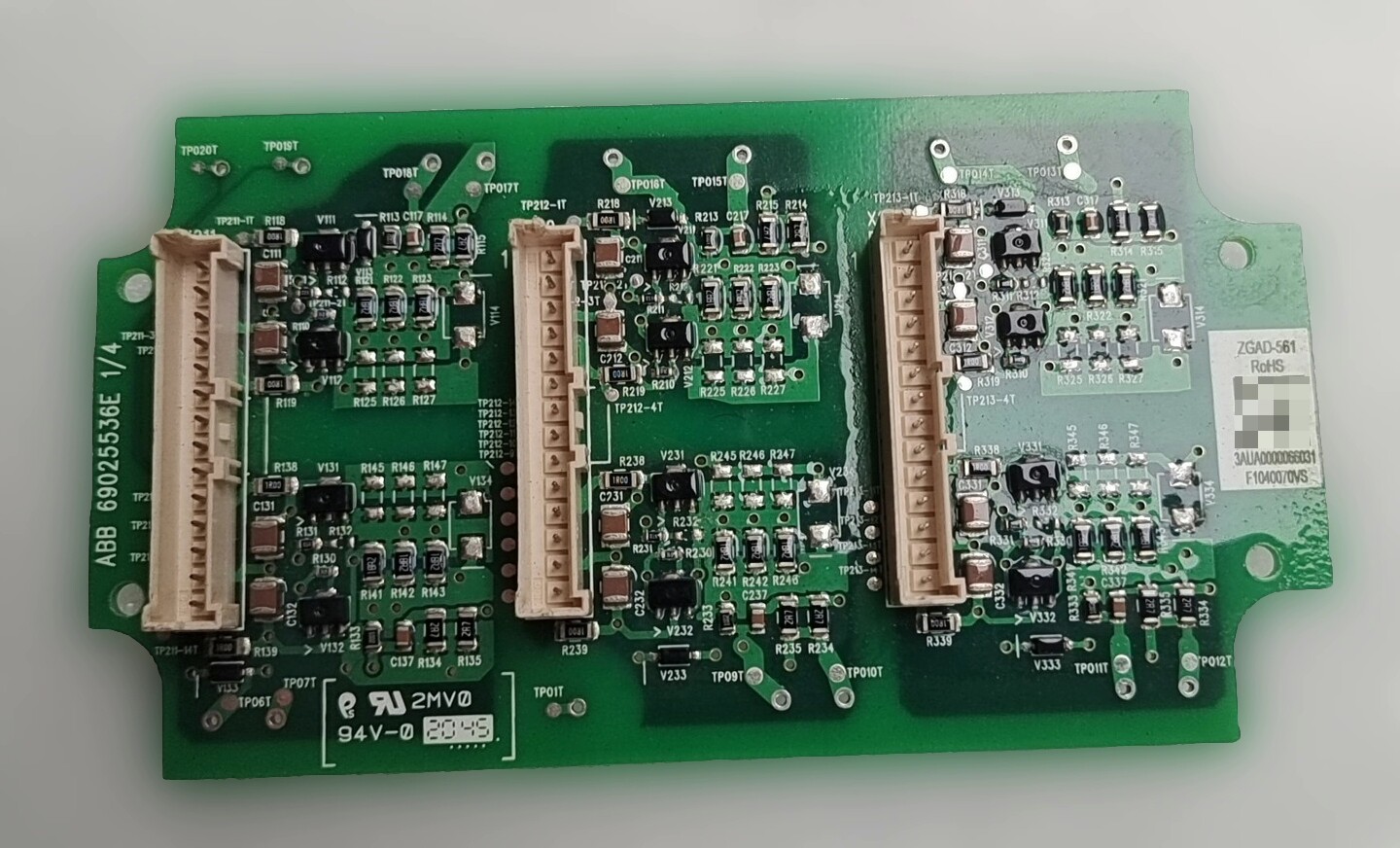 ZGAD-561 ABB frequency converter IGBT gate drive board