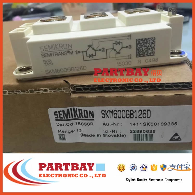 SEMIKRON IGBT MODULE SKM600GB126D